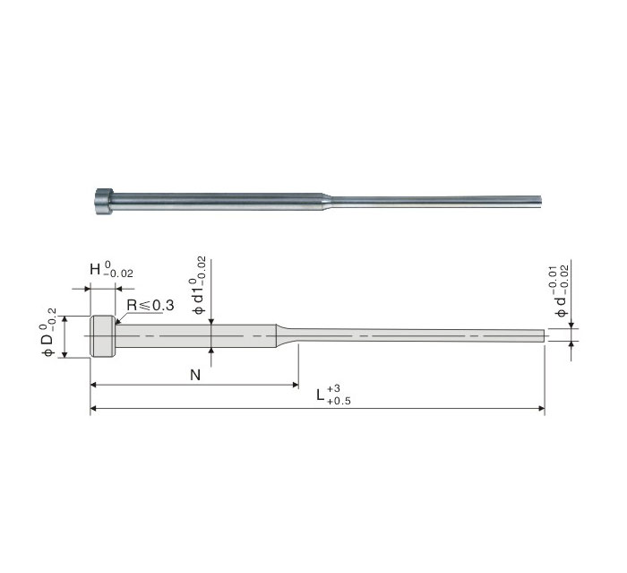 SKD-61 Shoulder Ejector Pin