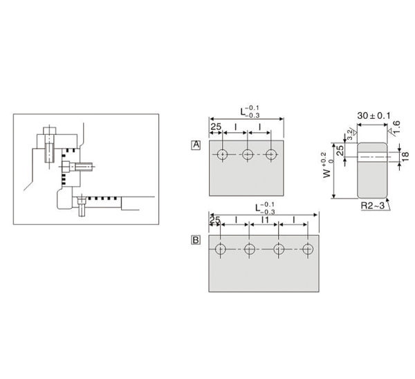 Oilless Cam Wear Plate - Upper Plate