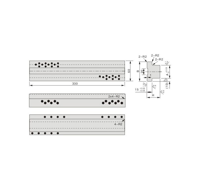 Oilless Guide Rail