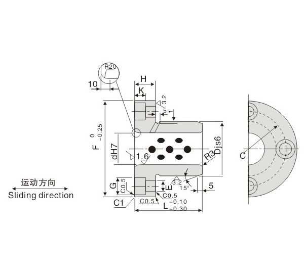 Oilless Guide Bushings/Self-Lubricating Special Plain Bearing